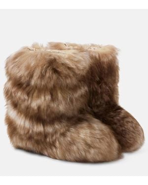 Bogner Stivaletti Les Arcs 11 in shearling - Marrone