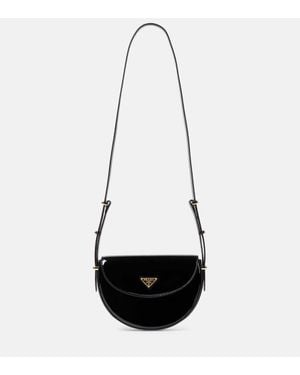 Prada Schultertasche Arque Aus Leder - Weiß