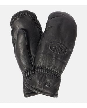 Goldbergh Hilja Leather Ski Mittens - Black