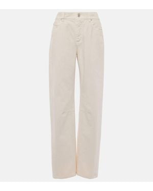 Brunello Cucinelli Jeans Regular A Vita Media - Neutro
