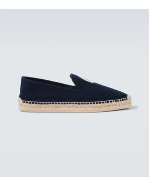 Christian Louboutin Alpargatas Nanou Mooncrest De Lona - Azul