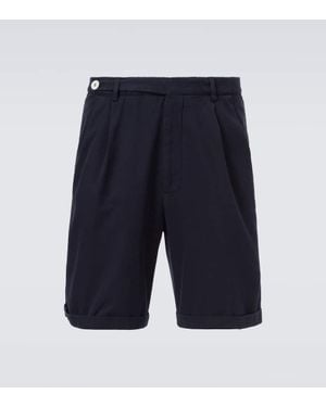 Brunello Cucinelli Bermuda-Shorts Aus Baumwolle - Blau
