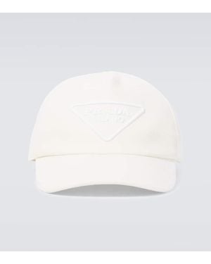Prada Baseballcap Aus Baumwolle - Natur