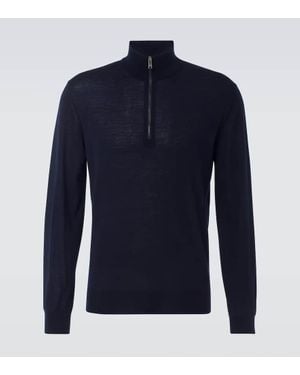 ZEGNA Pullover Aus Wolle - Blau
