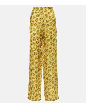 Isabel Marant Pantaloni Piera Regular - Giallo