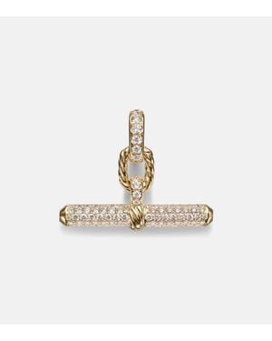 David Yurman Anhaenger Dy Madison Aus 18Kt Gelbgold Mit Diamanten - Mettallic