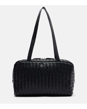 The Row Bolso Al Hombro Astra De Piel Trenzada - Negro