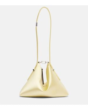 TOTEME Scoop Satin Shoulder Bag - Metallic