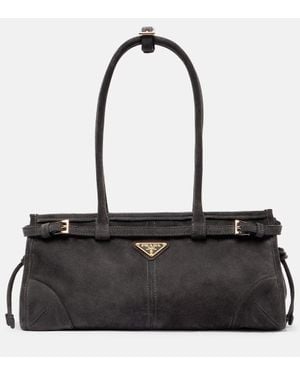 Prada Schultertasche Bonnie Medium - Schwarz