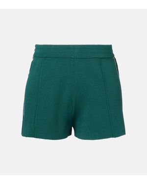 The Upside Les Border Evert Knitted Shorts - Green
