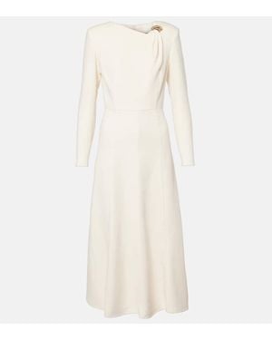 Roland Mouret Verziertes Cocktailkleid Aus Satin - Natur