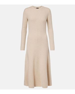 JOSEPH Cashmere-Blend Jumper Dress - Natural
