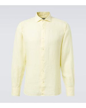 Thom Sweeney Linen Shirt - Yellow