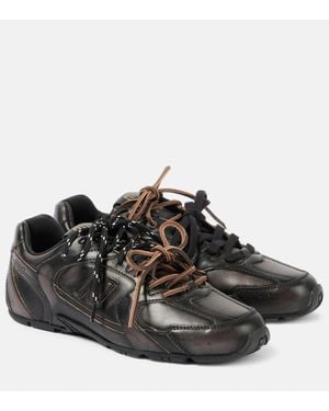 Miu Miu X New Balance Sneakers 530 SL aus Leder - Schwarz