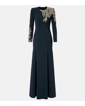 Jenny Packham Verzierte Robe Honor - Blau