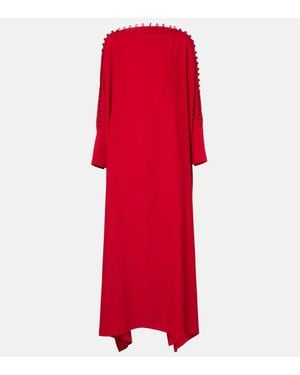 ‎Taller Marmo Mila Crepe Cady Kaftan - Red