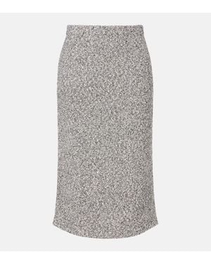 Tory Burch Bleistiftrock Aus Tweed - Grau