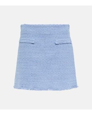 Oscar de la Renta Minifalda En Mezcla De Algodon - Azul