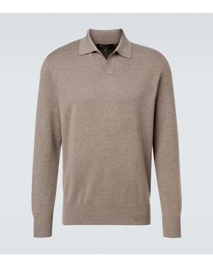 Loro Piana Polopullover Aus Schurwolle - Braun