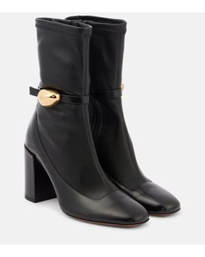 Zimmermann Eliot 85 Leather Ankle Boots - Black
