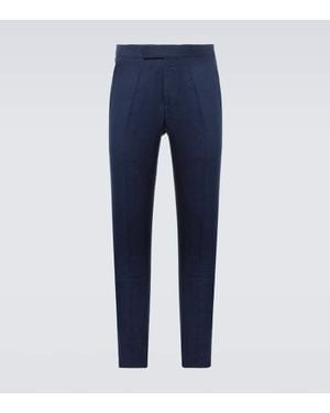 Polo Ralph Lauren Linen Slim Pants - Blue