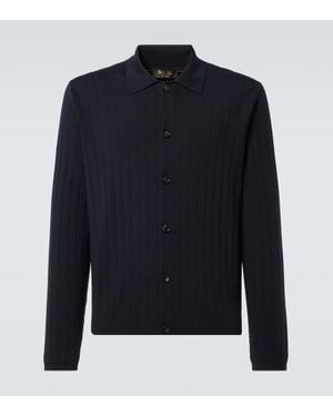 Loro Piana Cardigan Aus Wolle - Blau