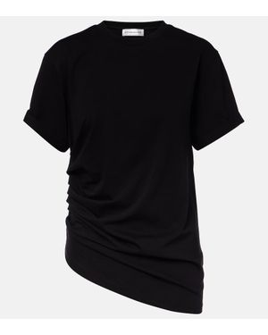 Tシャツ・カットソー VICTORIA BECKHAM Woman T-Shirt Green 1125JTS006165A WASABI Designer Women's T-Shirts and Sweatshirts | Victoria Beckham