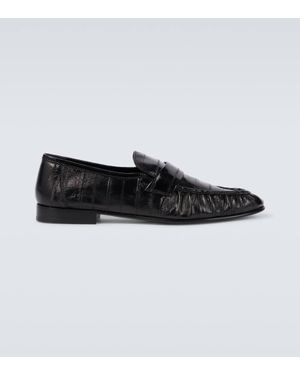 The Row Mocasines De Piel - Negro