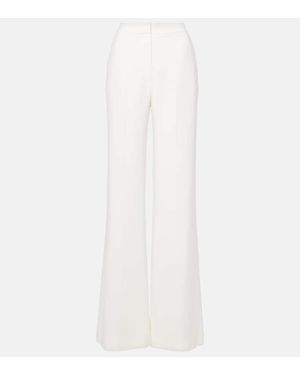 パンツ ELIE SAAB WIDE-LEG TROUSERS IN CREPE DE CHINE ELIE SAAB Crepe flared pants - Enny Monaco