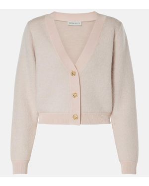 Nina Ricci Cardigan Aus Einem Wollgemisch - Natur