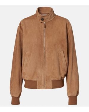 Tod's Bomberjacke Aus Veloursleder - Braun