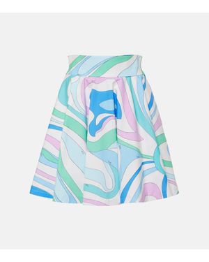 Emilio Pucci Minigonna Marmo - Blu