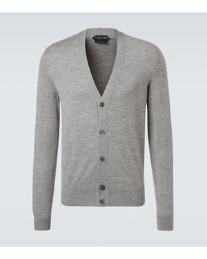 Tom Ford Wool Cardigan - Grey