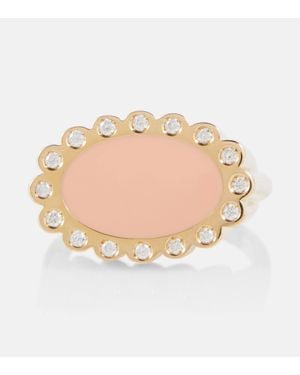 Aliita Margarita Brillante 18Kt Ring With Diamonds - Natural