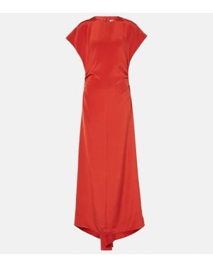 TOVE Robe Neveah Aus Einem Seidengemisch - Rot
