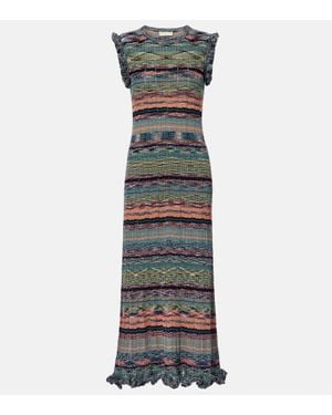 Ulla Johnson Midikleid Ajak - Grau