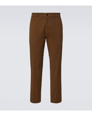 Burberry Pantaloni Chino - Marrone
