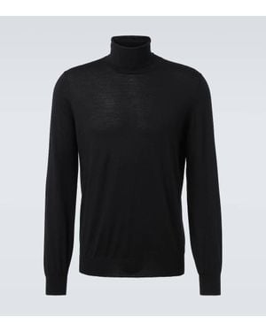 Brunello Cucinelli Rollkragenpullover Aus Wolle Und Kaschmir - Schwarz
