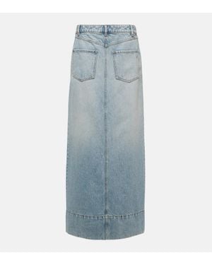 Sportmax Piave Denim Maxi Skirt - Blue