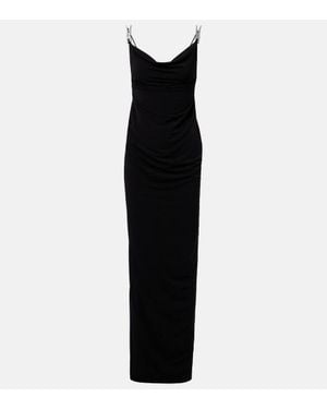 Coperni Abito Lungo Con Decorazioni - Nero