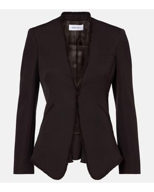 McQueen Wool Blazer - Black