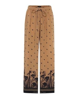 Undercover Printed Drawstring Pants - Natural