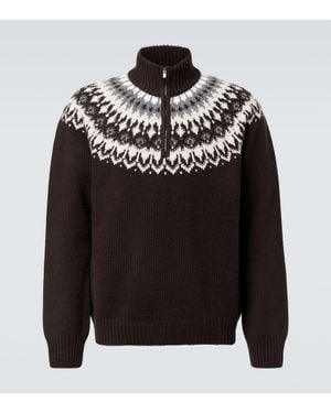 arch4 Pullover Mr Saint Gervais Aus Kaschmir - Schwarz