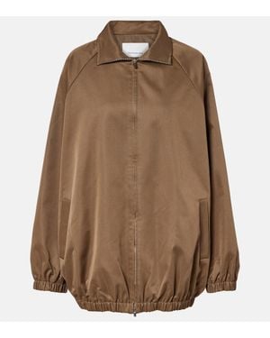Frankie Shop Baxter Oversized Blouson - Brown