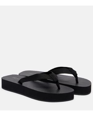 The Row Flat Shoes - Black