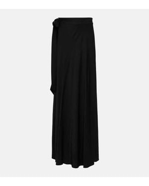 Diane von Furstenberg Maxirock Krisa Aus Satin - Schwarz