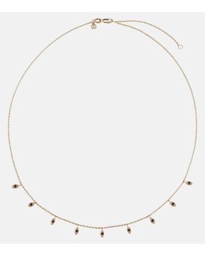 Sydney Evan Collana Evil Eye - Bianco