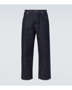 Jil Sander Jeans A Gamba Larga - Blu