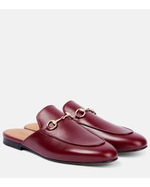 Gucci Princetown Damenslipper, Grösse - Rot