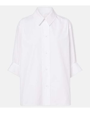 Jil Sander Boxy Cotton Shirt - White